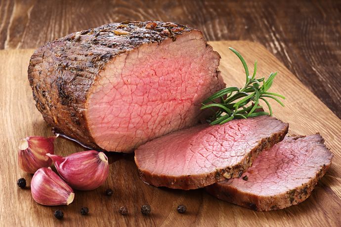 Garstufen Rindfleisch